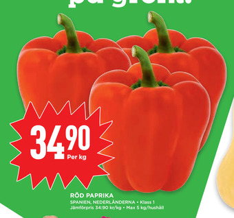 Willys Hemma Röd paprika erbjuda