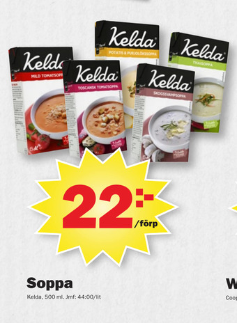 Pekås Soppa erbjuda