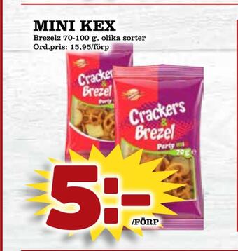Supergrossen Mini kex erbjuda