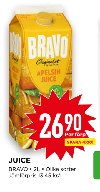 Willys Juice erbjuda