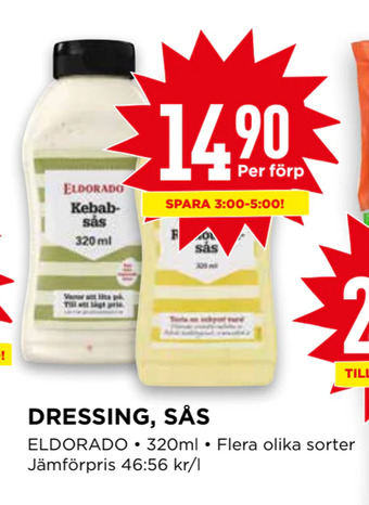 Willys Dressing, sås erbjuda