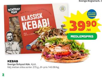 Coop Forum Kebab erbjuda