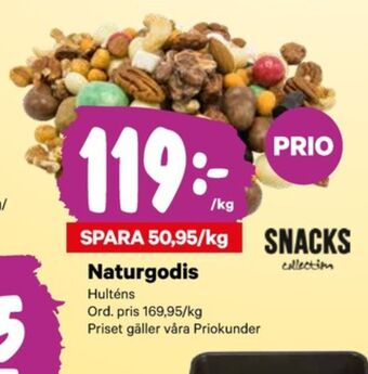 City Gross Snacks collection naturgodis erbjuda
