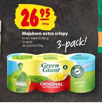 City Gross Green giant majs erbjuda