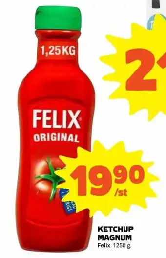 Coop Extra Felix Ketchup Magnum 1250g erbjuda