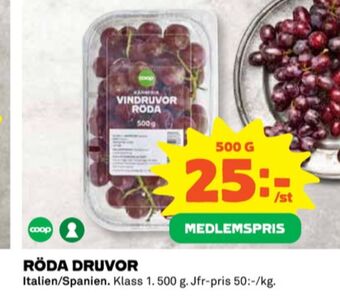 Coop Coop vindruvor erbjuda