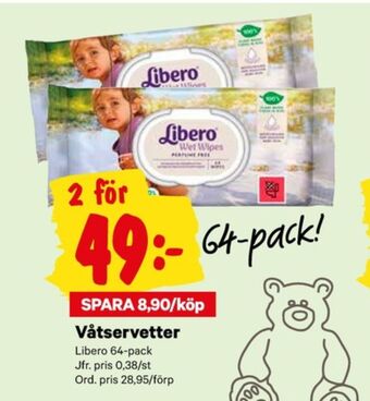 City Gross Libero tvättservetter erbjuda