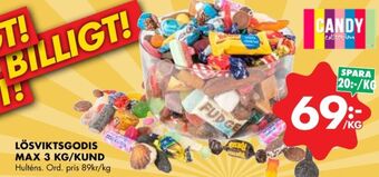 ÖoB Candy collection lösviktsgodis erbjuda