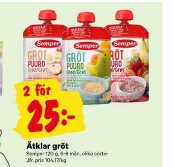 City Gross Semper gröt erbjuda