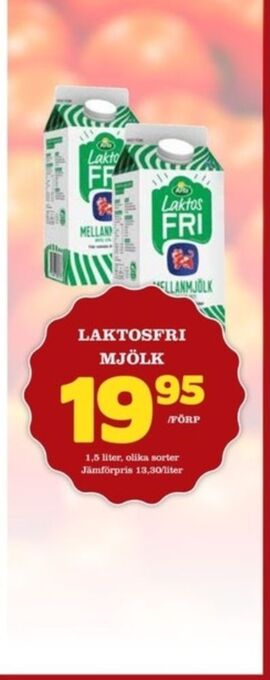 Matdax Arla mellanmjölk erbjuda