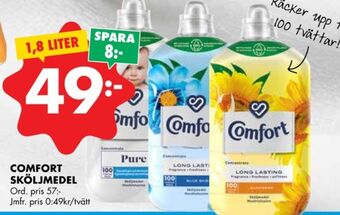 ÖoB Comfort sköljmedel erbjuda