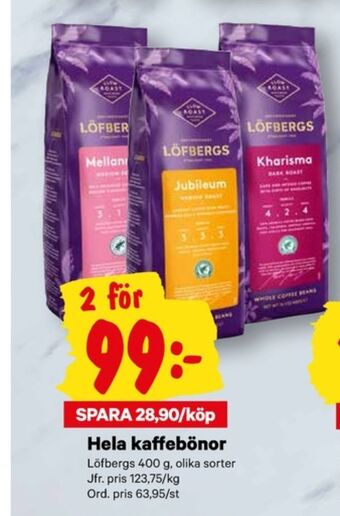 City Gross Kharisma kaffebönor erbjuda