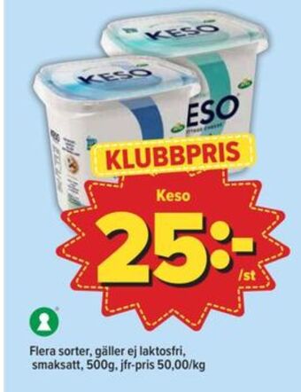 Östenssons Keso cottage cheese erbjuda