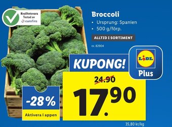 Lidl Broccoli erbjuda