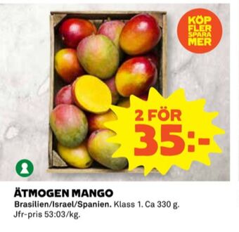 Coop Coop mango erbjuda