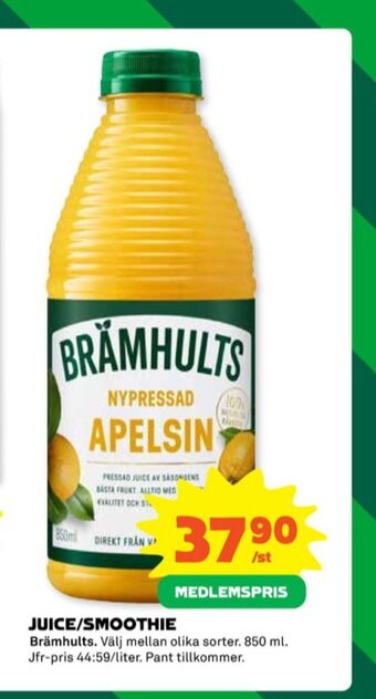 Coop Brämhults juice erbjuda
