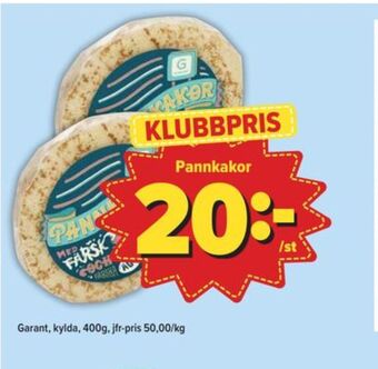 Östenssons Garant pannkakor erbjuda