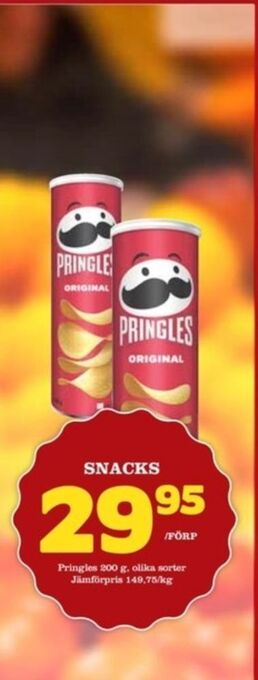 Matdax Pringles chips erbjuda