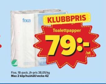 Östenssons Fixa toalettpapper erbjuda