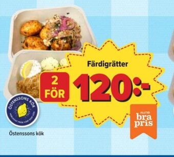 Östenssons Östenssons färdigrätter erbjuda