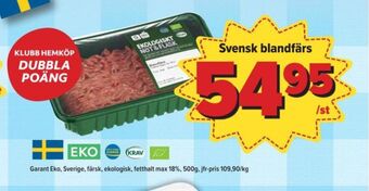 Östenssons Garant blandfärs max 18% erbjuda