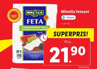 Lidl Minella fetaost erbjuda