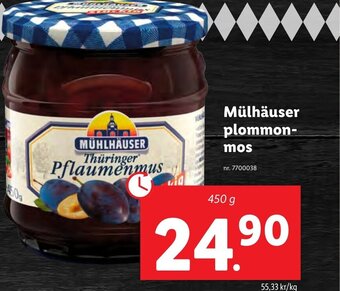 Lidl Mülhäuser plommon- mos erbjuda