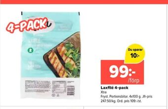 Coop Extra X-tra laxfilé erbjuda