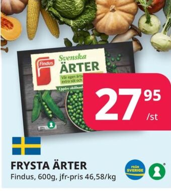 Tempo Findus grönsaker erbjuda