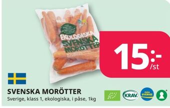 Tempo Garant morötter erbjuda