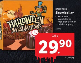 Lidl HALLOWEEN Skumbollar erbjuda