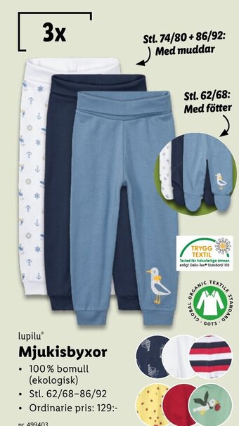 Lidl lupilu Mjukisbyxor erbjuda