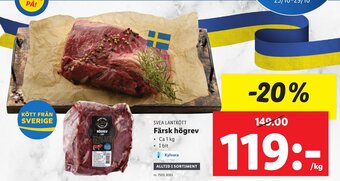 Lidl Färsk högrev erbjuda