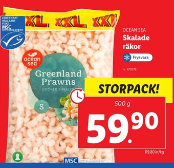 Lidl Skalade räkor erbjuda