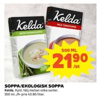 Coop SOPPA/EKOLOGISK SOPPA erbjuda