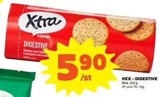 Coop Extra Xtra Kex - Digestive 400g erbjuda