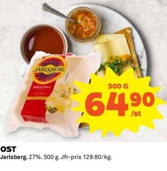 Coop OST Jarlsberg erbjuda