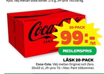Stora Coop Läsk 20-pack erbjuda