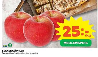 Coop Svenska äpplen erbjuda