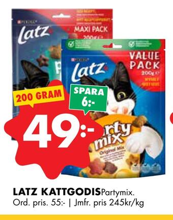 ÖoB Latz kattgodis erbjuda