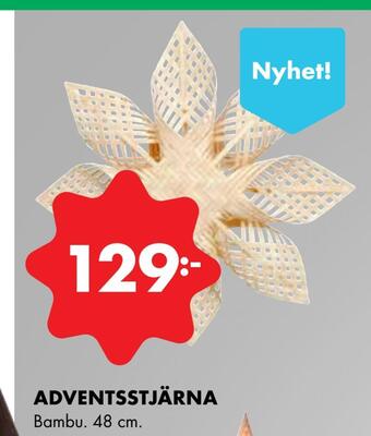 ÖoB Adventsstjärna erbjuda