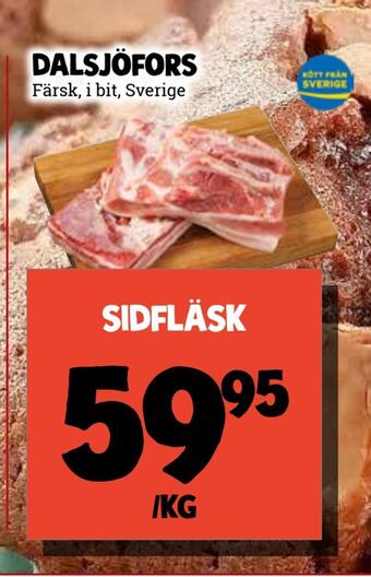 MatArket Sidfläsk erbjuda
