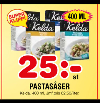 Nya Pulsen Pastasåser erbjuda