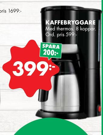 ÖoB Kaffebryggare erbjuda