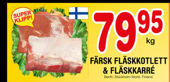 Nya Pulsen Färsk fläskkotlett & fläskkarré erbjuda