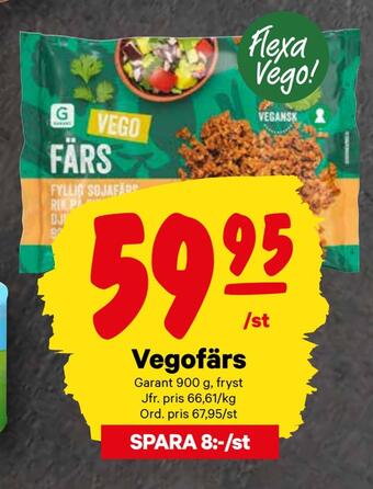 minmatbutik Vegofärs erbjuda