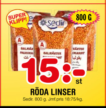 Nya Pulsen Röda linser erbjuda