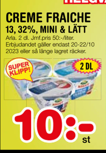 Nya Pulsen Creme fraiche erbjuda