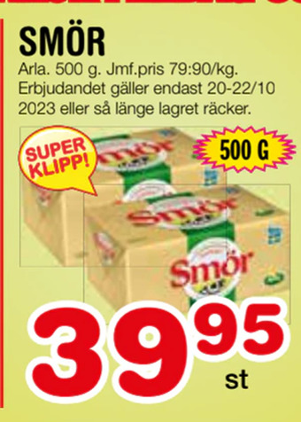 Nya Pulsen Smör erbjuda