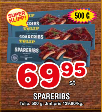Nya Pulsen Spareribs erbjuda